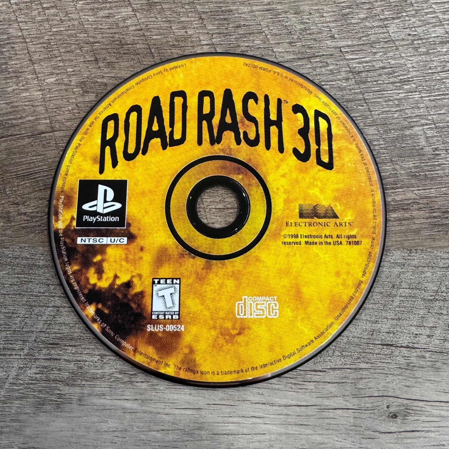 Road Rash 3D (Sony Playstation, PS1)