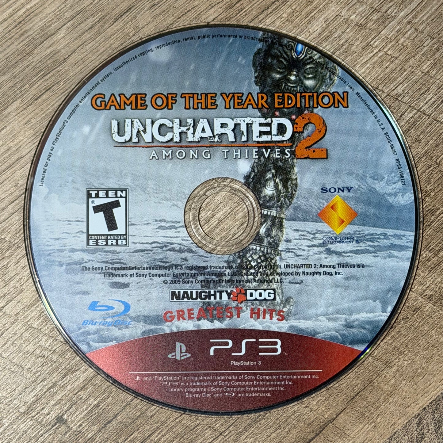 Uncharted 2: Among Thieves (Sony Playstation 3, PS3)