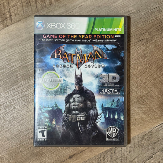 Batman: Arkham Asylum (Microsoft Xbox 360)
