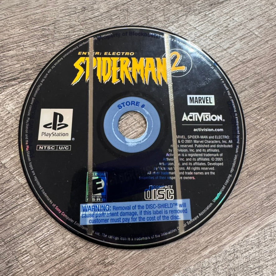 Spider-Man 2: Enter Electro (Sony Playstation, PS1 2001)