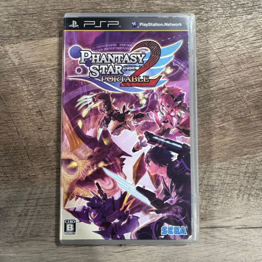 Phantasy Star Portable 2 (Japanese Sony Playstation Portable, PSP)