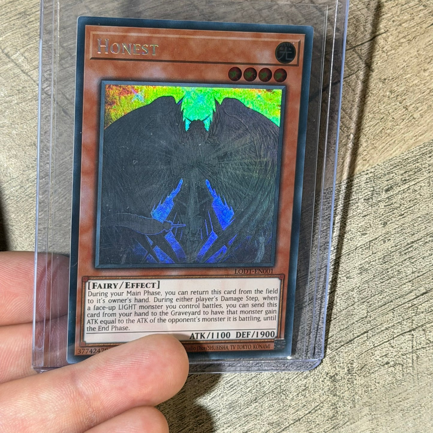 Honest (LODT-EN001, Yugioh! TCG)