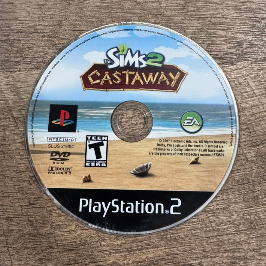 The Sims 2: Castaway (Sony Playstation 2, PS2)