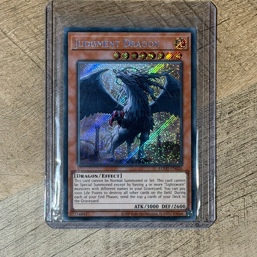 Judgement Dragon (LODT-EN026, Yugioh! TCG)