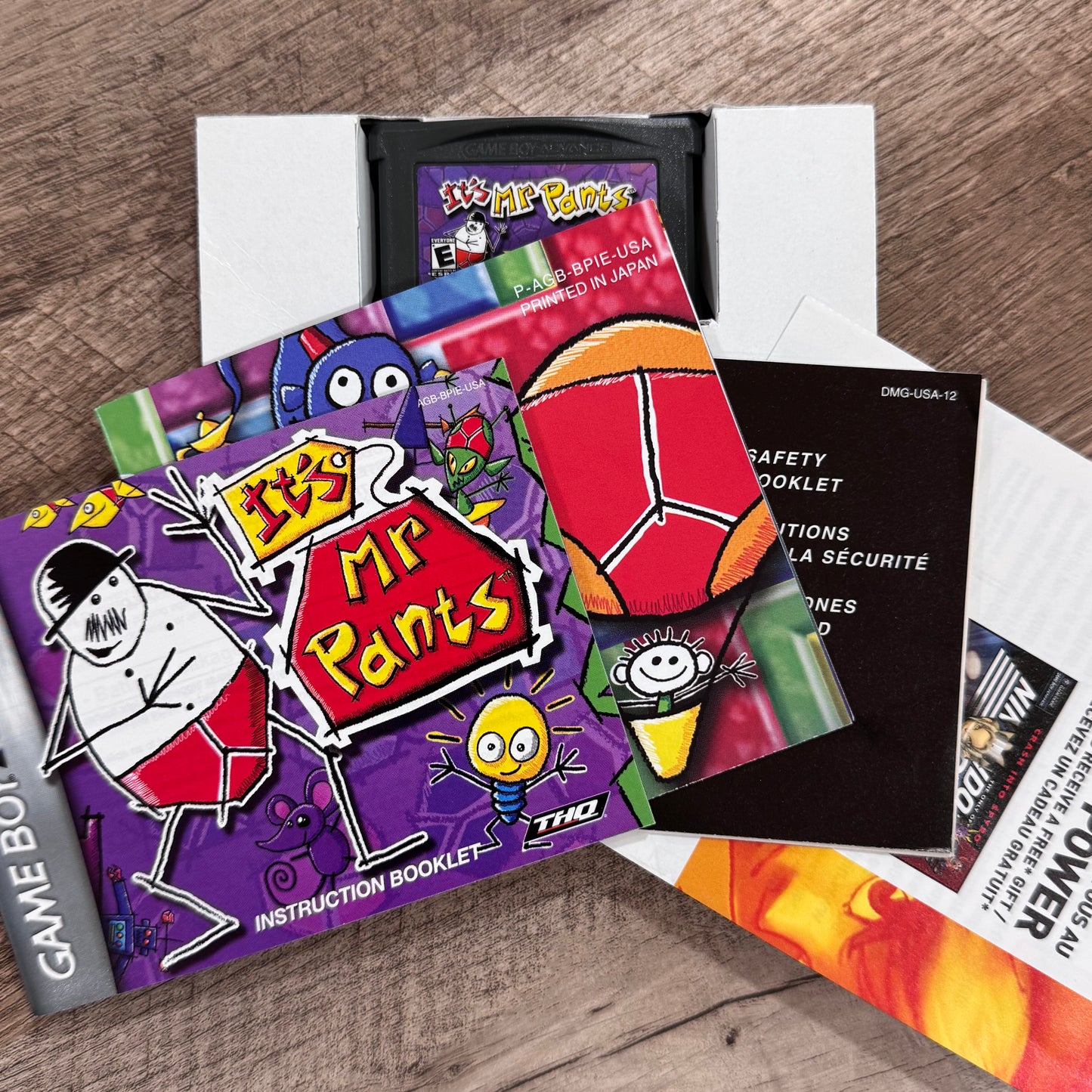 It's Mr. Pants (Nintendo GameBoy Advance, GBA)