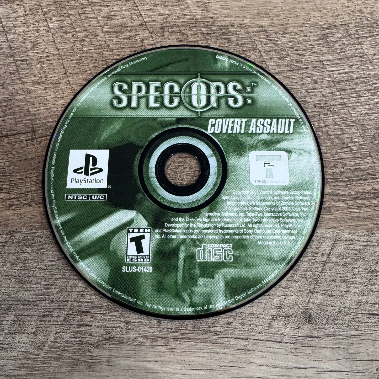 Spec-Ops Covert Assault (Sony Playstation, PS1)