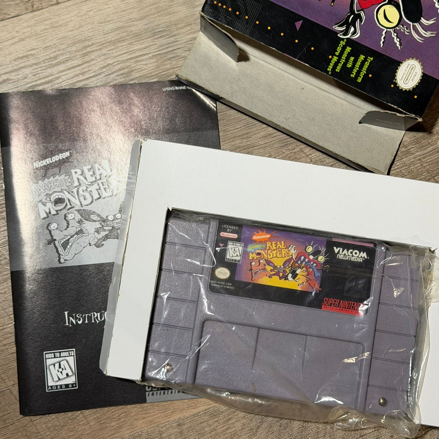 AAAHH!!! Real Monsters (Super Nintendo, SNES)