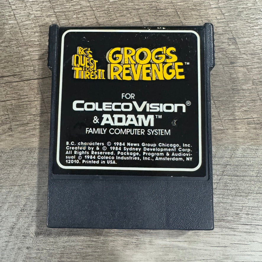 BC's Quest For Tires II: Grog's Revenge (ColecoVision)