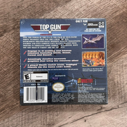 Top Gun Firestorm Advance (Nintendo GameBoy Advance, GBA)