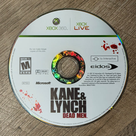 Kane & Lynch: Dead Men (Microsoft Xbox 360)