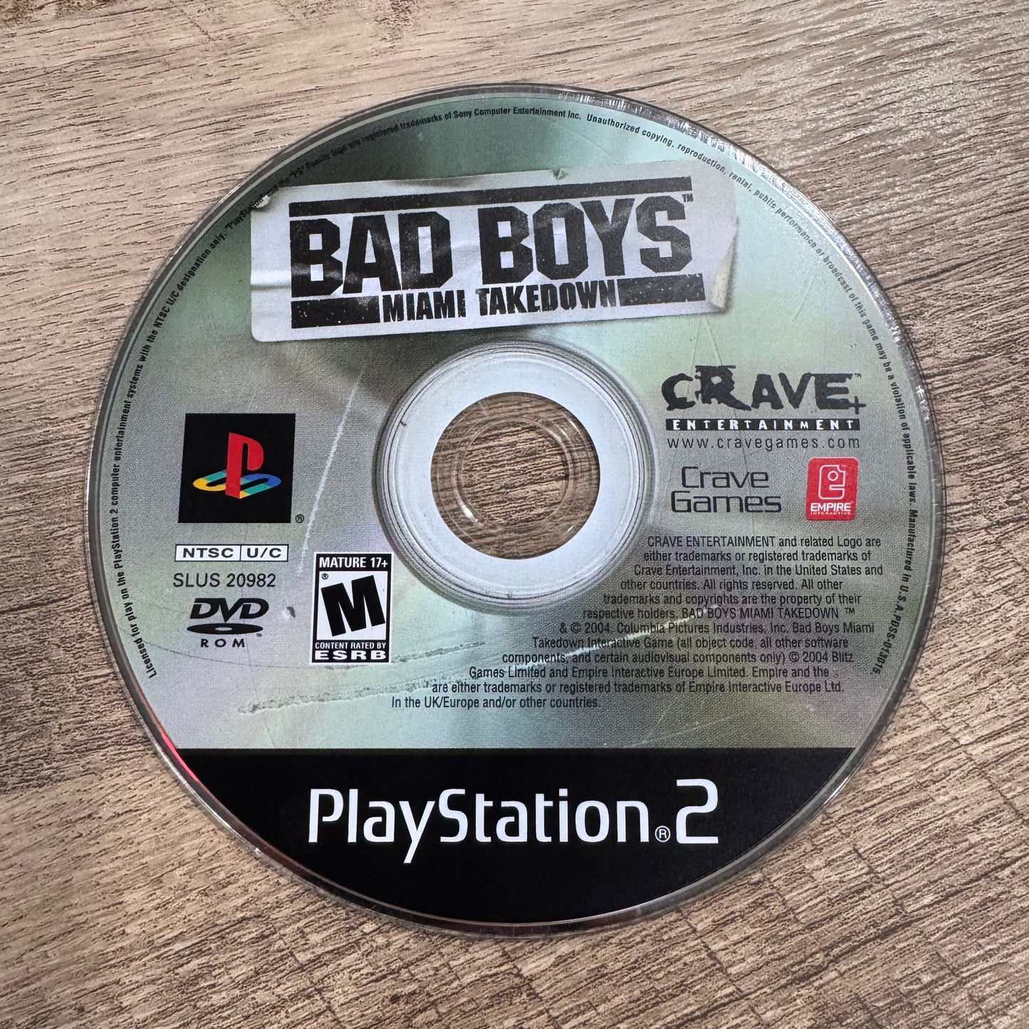 Bad Boys Miami Takedown (Sony Playstation 2, PS2)