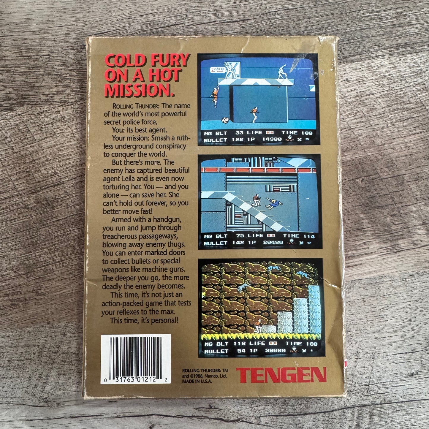 Rolling Thunder (Nintendo Entertainment System, NES)