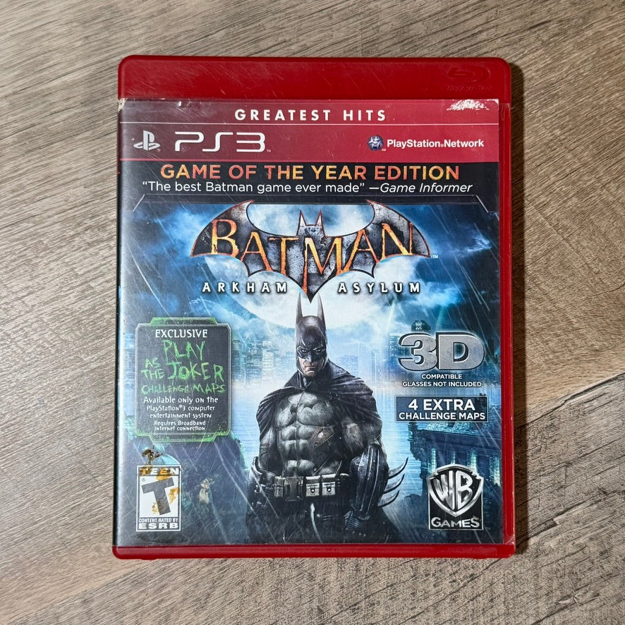 Batman: Arkham Asylum (Sony Playstation 3, PS3)