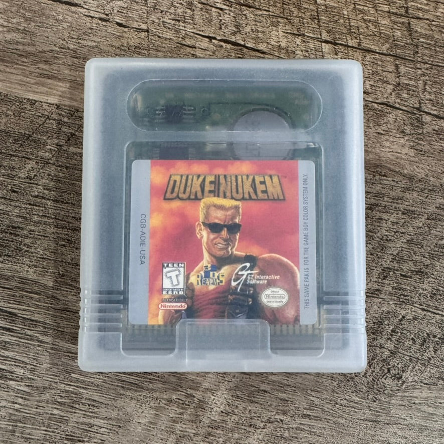Duke Nukem (Nintendo Game Boy Color, GBC 1999) W/ Manual & NEAR MINT!