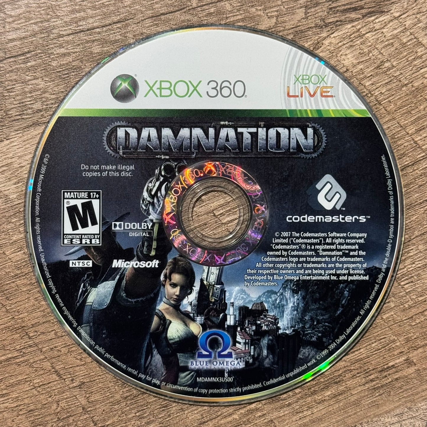Damnation (Microsoft Xbox 360)