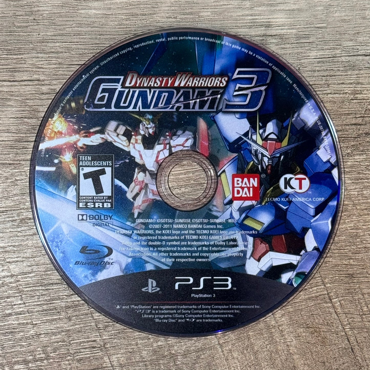 Dynasty Warriors Gundam 3 (Sony Playstation 3, PS3)