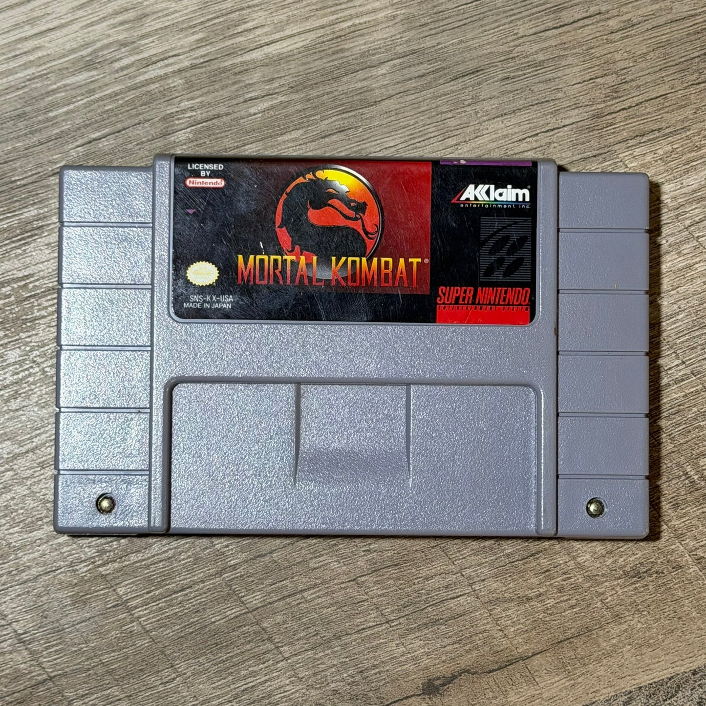 Mortal Kombat (Super Nintendo, SNES)