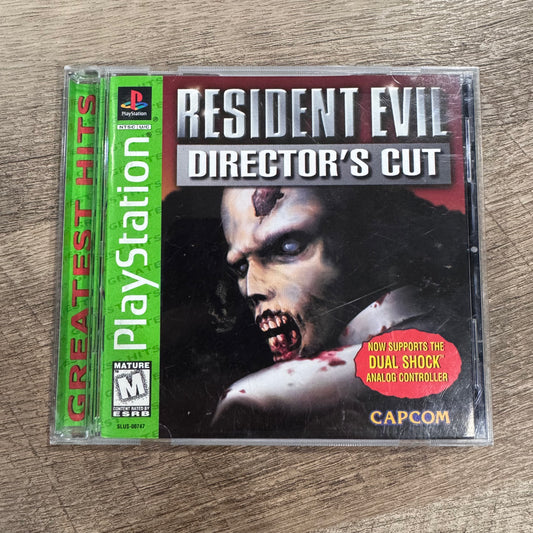 Resident Evil: Director's Cut (Sony Playstation, PS1)