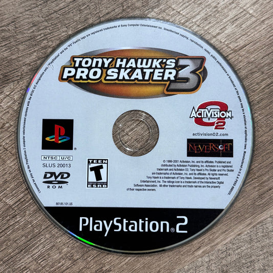 Tony Hawk's Pro Skater 3 (Sony Playstation 2, PS2)