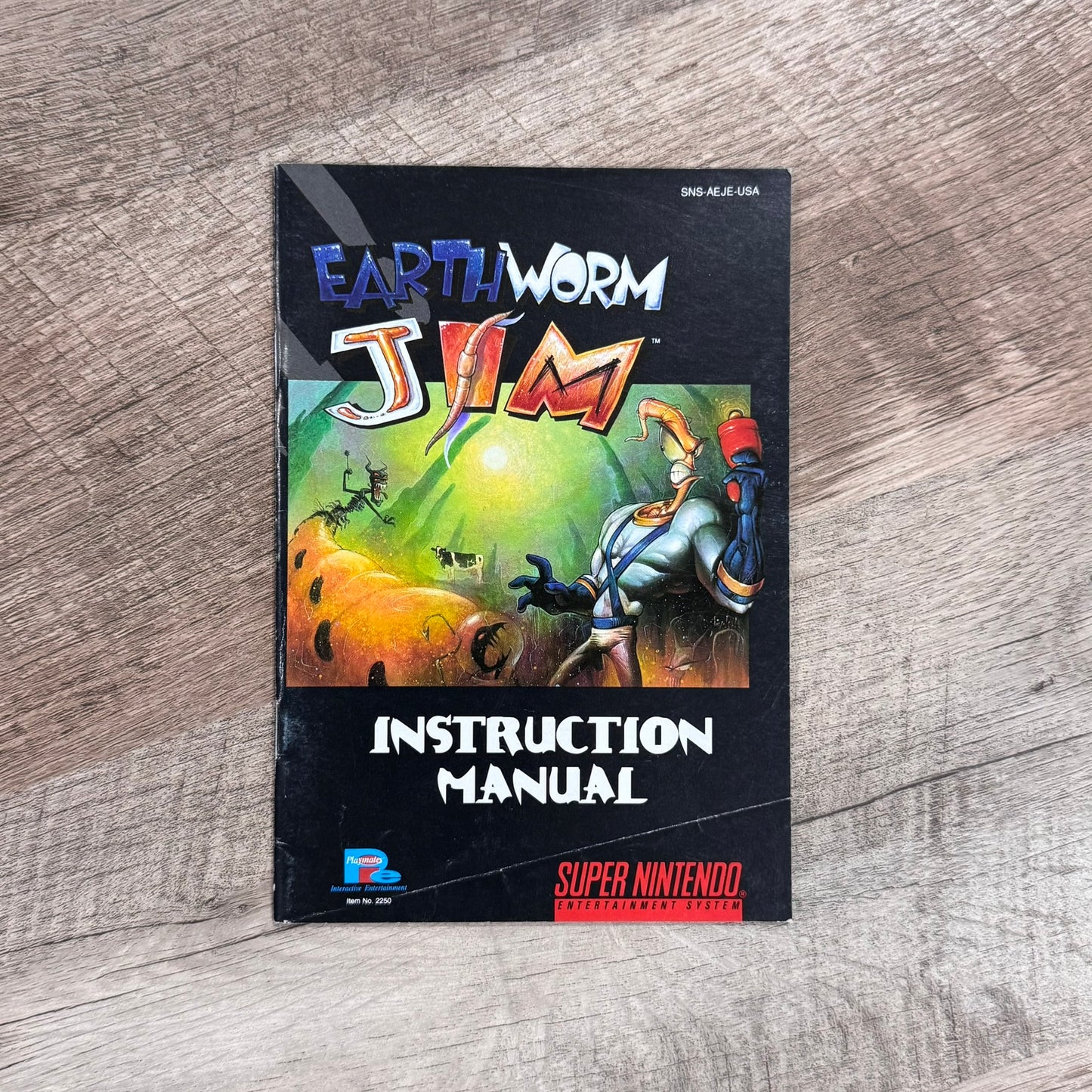 Earthworm Jim (Super Nintendo, SNES)