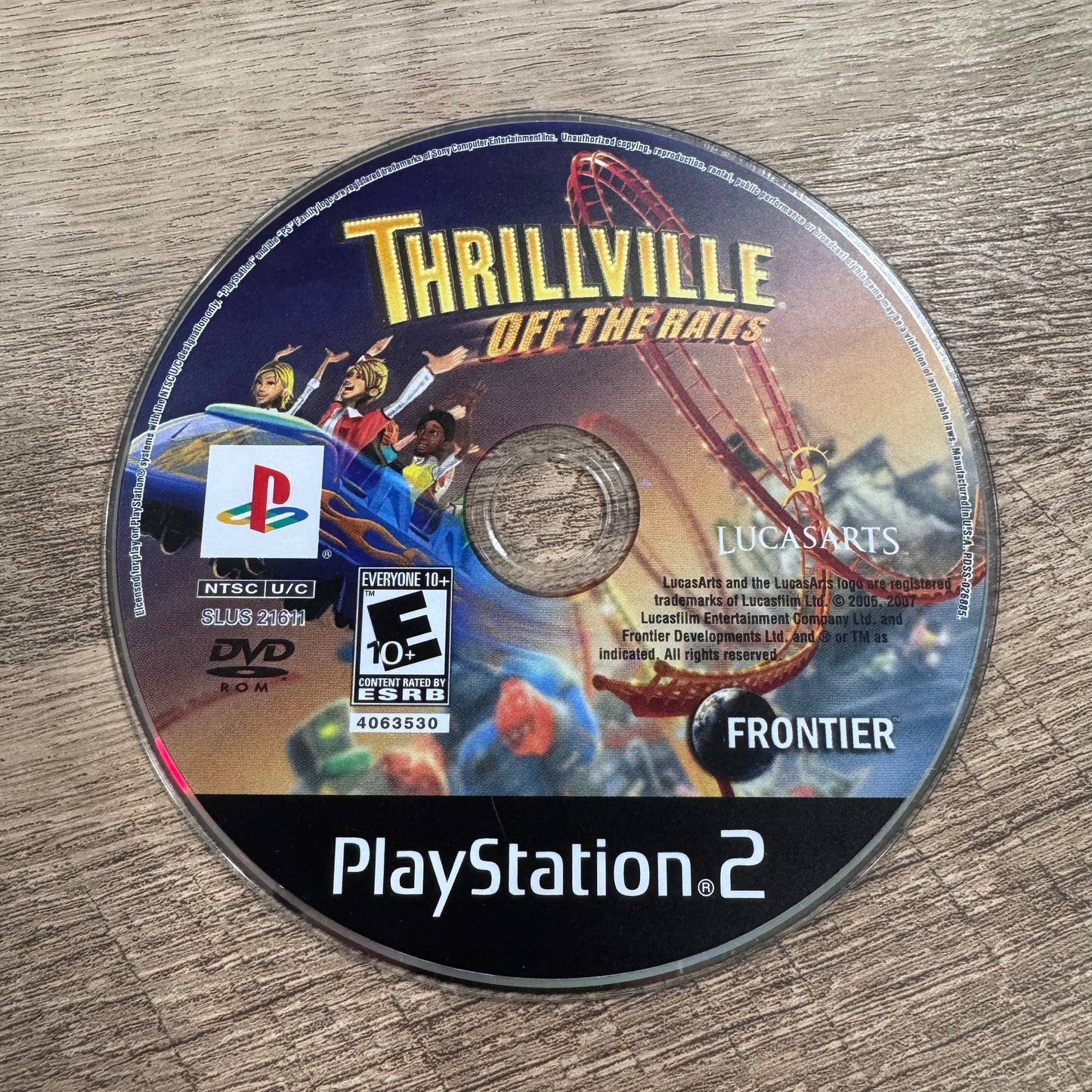 Thrillville: Off The Rails (Sony Playstation 2, PS2)