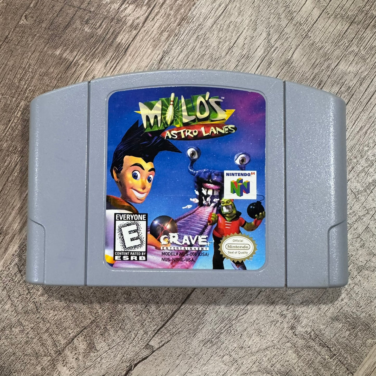 Milo's Astro Lanes (Nintendo 64, N64)