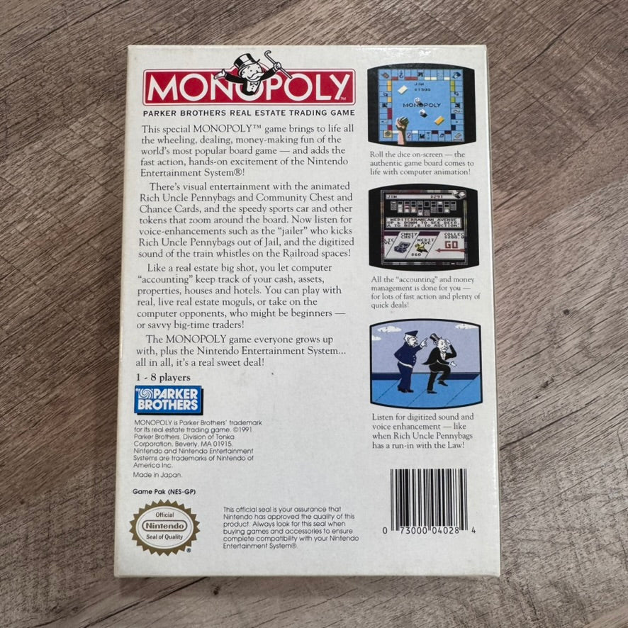 Monopoly (Nintendo Entertainment System, NES)