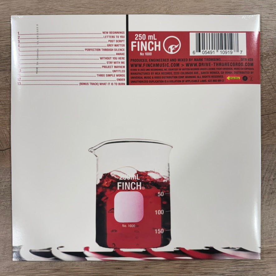Finch - What It Is to Burn 🔥 2LP Black & Ruby w/Tangerine Splatter x/1200 NEW