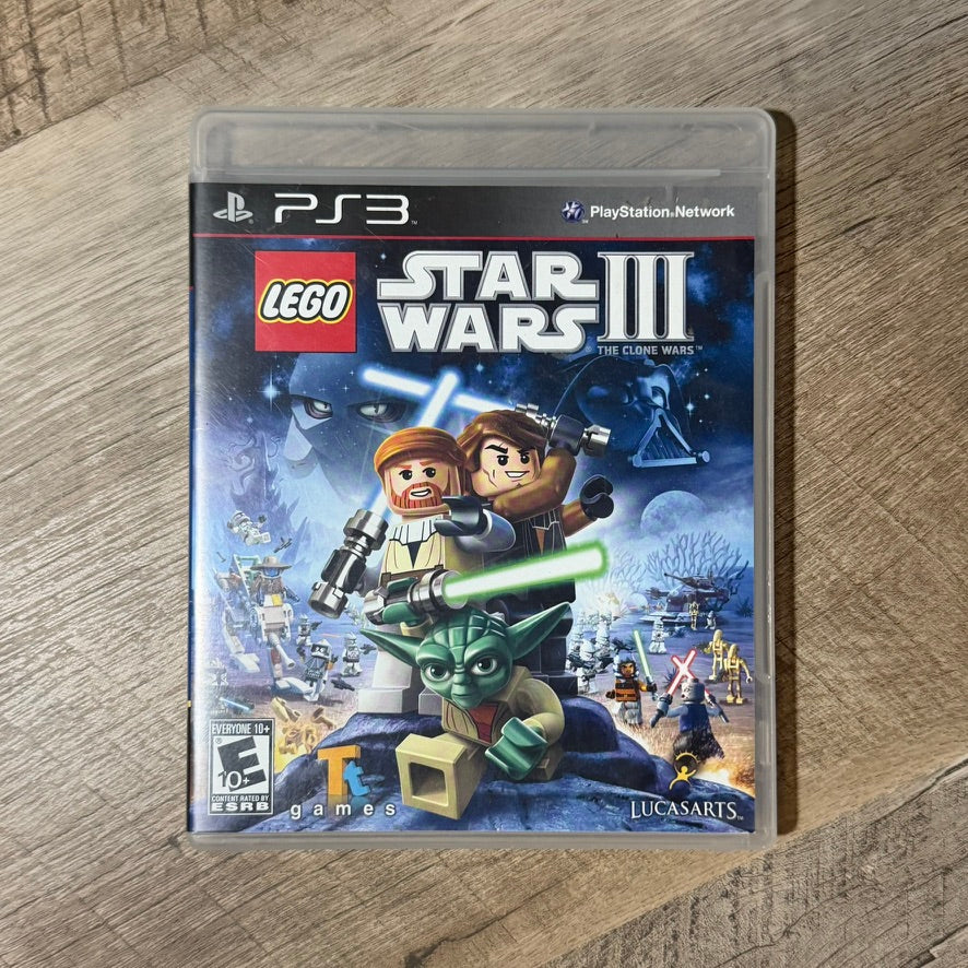 Lego Star Wars III: The Clone Wars (Sony Playstation 3, PS3)