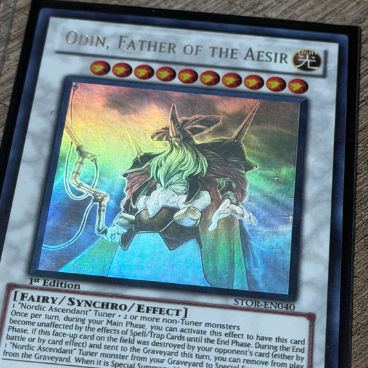 Odin, Father of The Aesir (STOR-EN040, Yugioh! TCG)