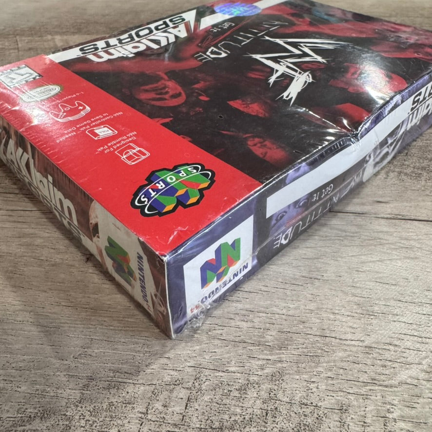 WWF Attitude (Nintendo 64 , N64 1999) Brand New & Factory Sealed!