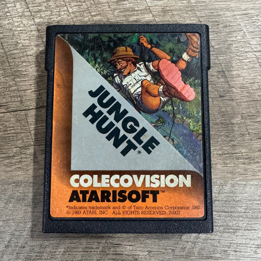 Jungle Hunt (Colecovision, Atarisoft 1983) Very Clean Cart Only!