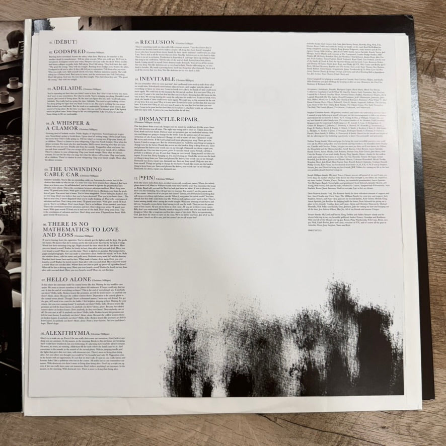 Anberlin - Cities White W/ Black Splatter Vinyl 2xLP X/1000 WORLDWIDE! Like New!