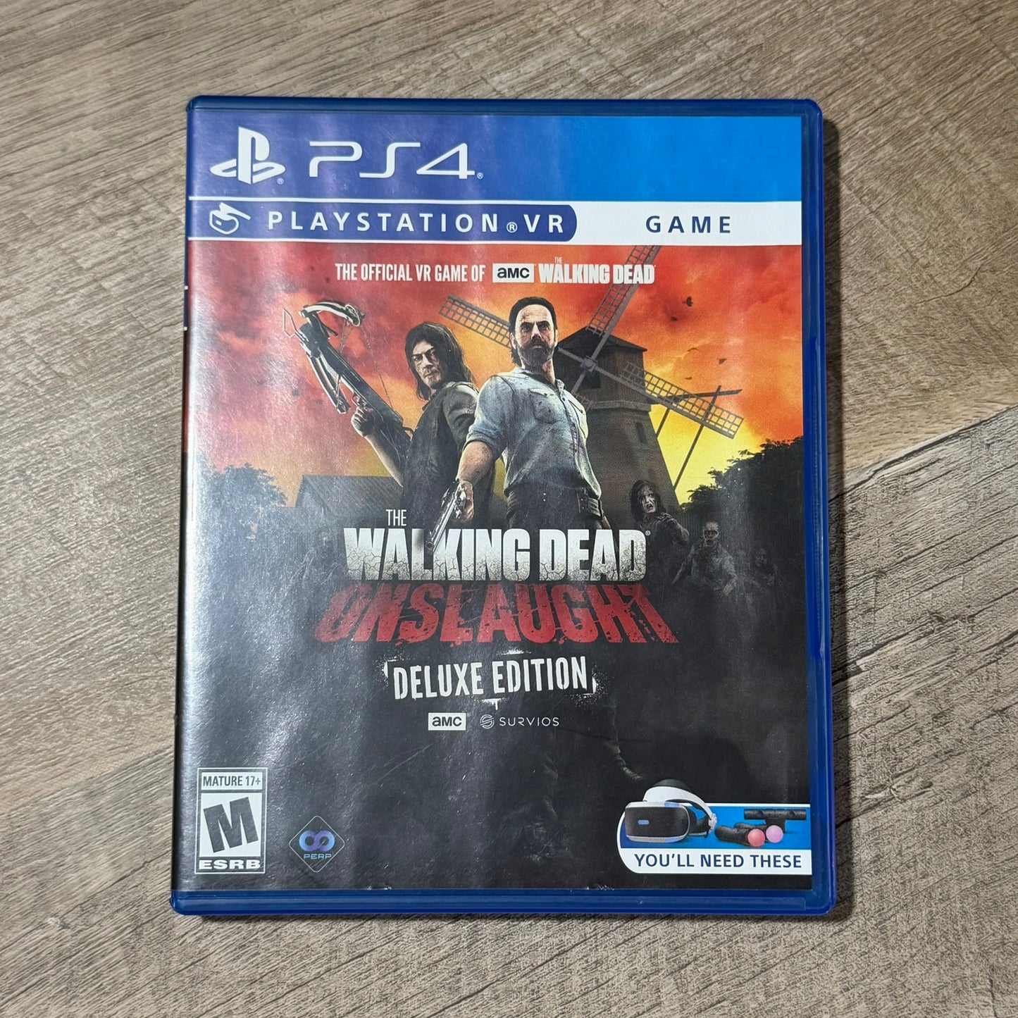 The Walking Dead: Onslaught (Sony Playstation 4, PS4)