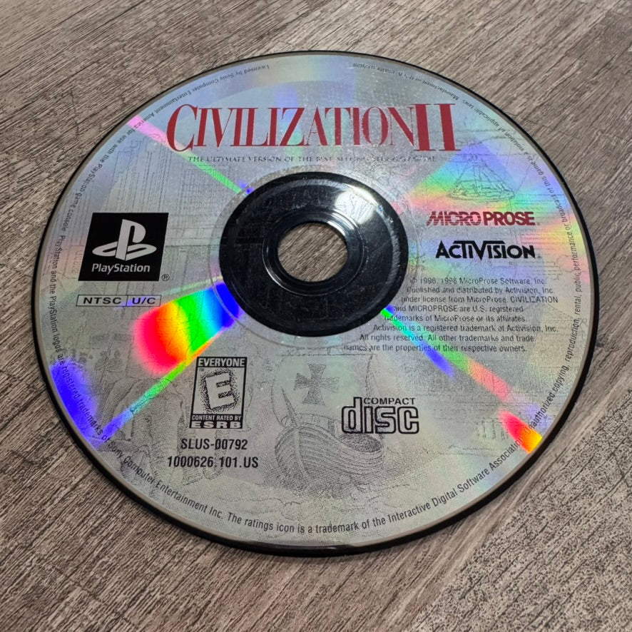 Civilization II (Sony Playstation, PS1)