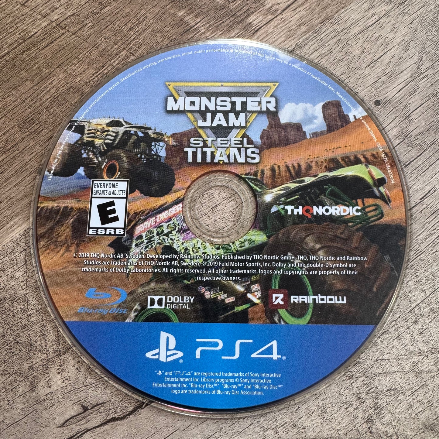 Monster Jam: Steel Titans (Sony Playstation 4, PS4)