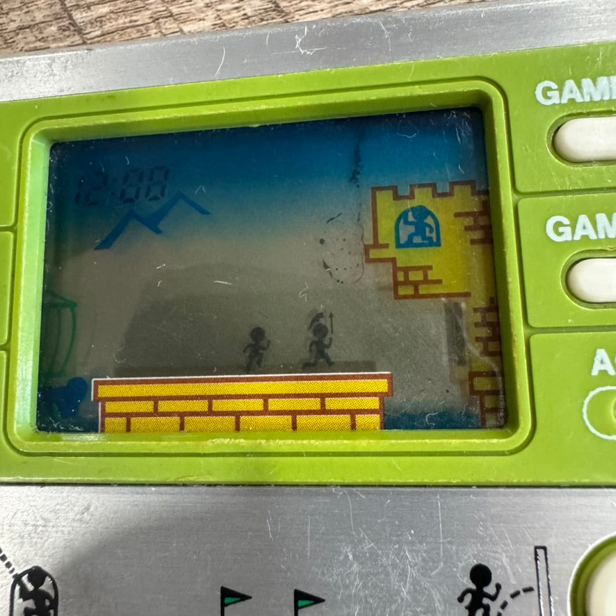 Trojan Horse LCD Card Game & Clock (Gakken, 1981) Tested & Working Great!