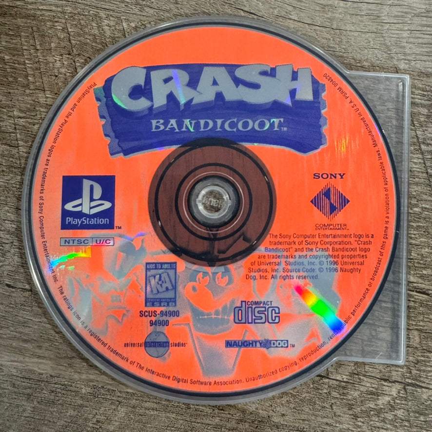 Crash Bandicoot (Sony PlayStation 1, PS1 1996)