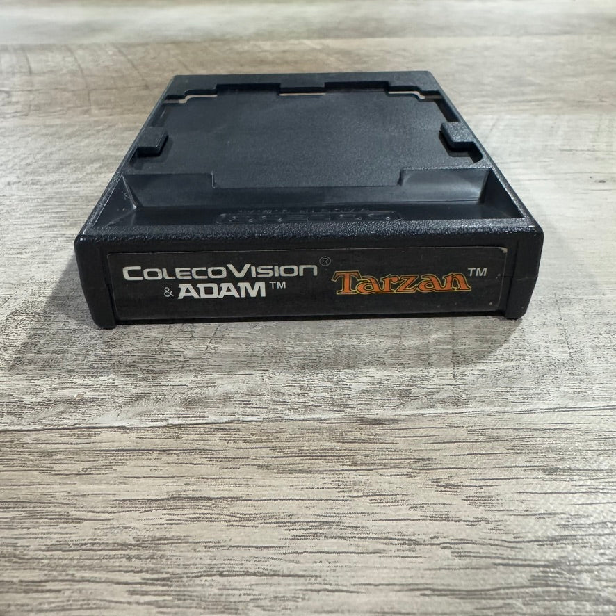TARZAN (ColecoVision, 1984) Very Clean CART ONLY! Beautifil Label & Pins!