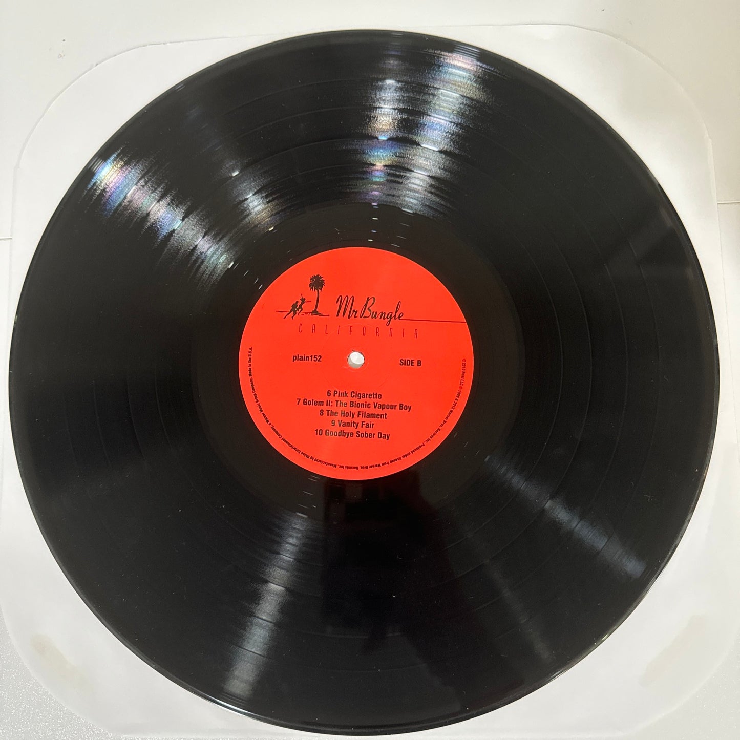 MR. BUNGLE CALIFORNIA LP RECORD VINYL PLAIN RECORDINGS 2010 12" RARE HTF