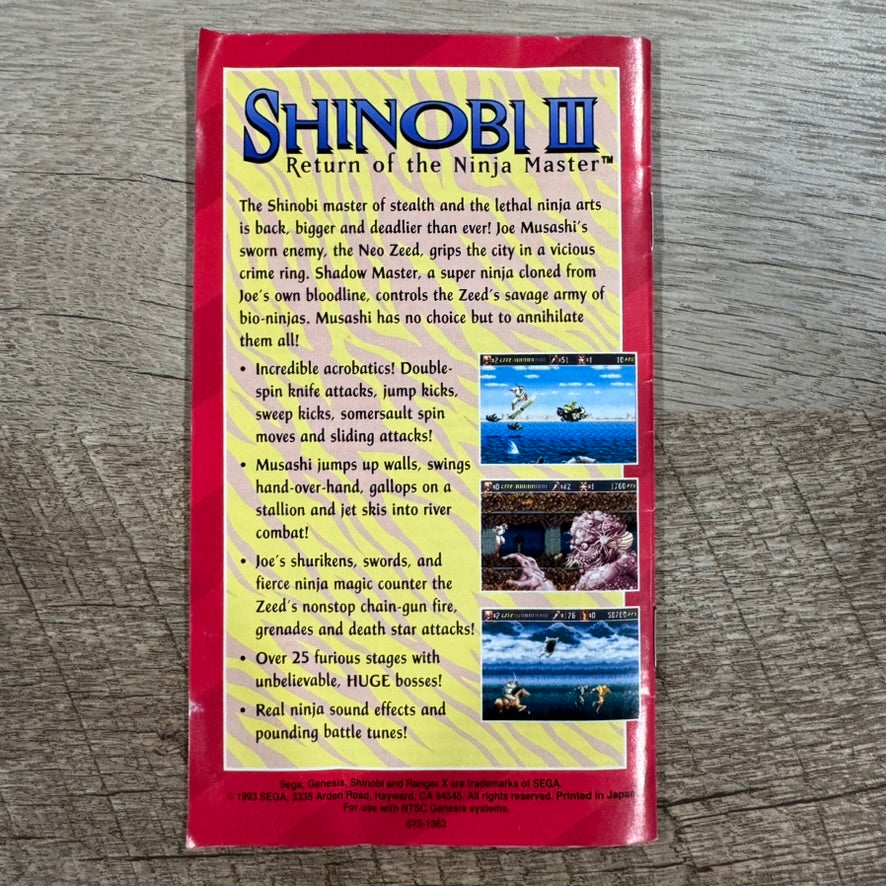 Ranger X (Sega Genesis, 1993) (CIB)