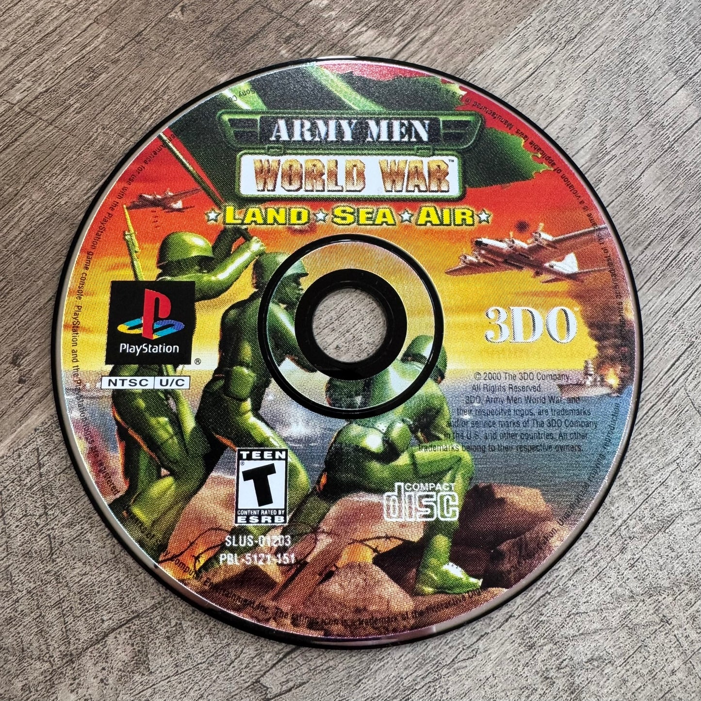 Army Men World War: Land Sea Air (Sony Playstation, PS1)