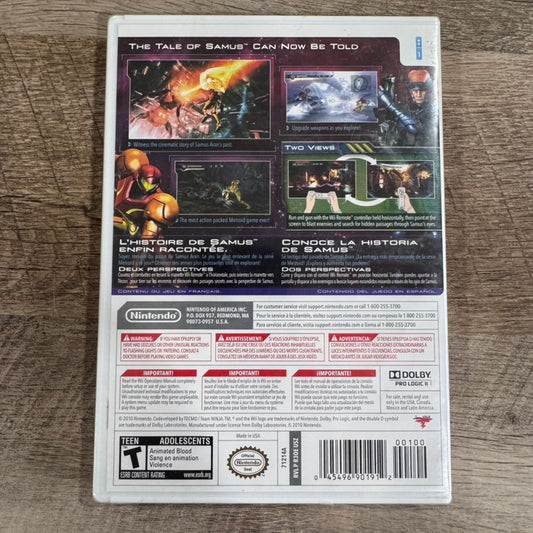 Metroid: Other M (Nintendo Wii, 2010) Brand New & Factory Sealed!
