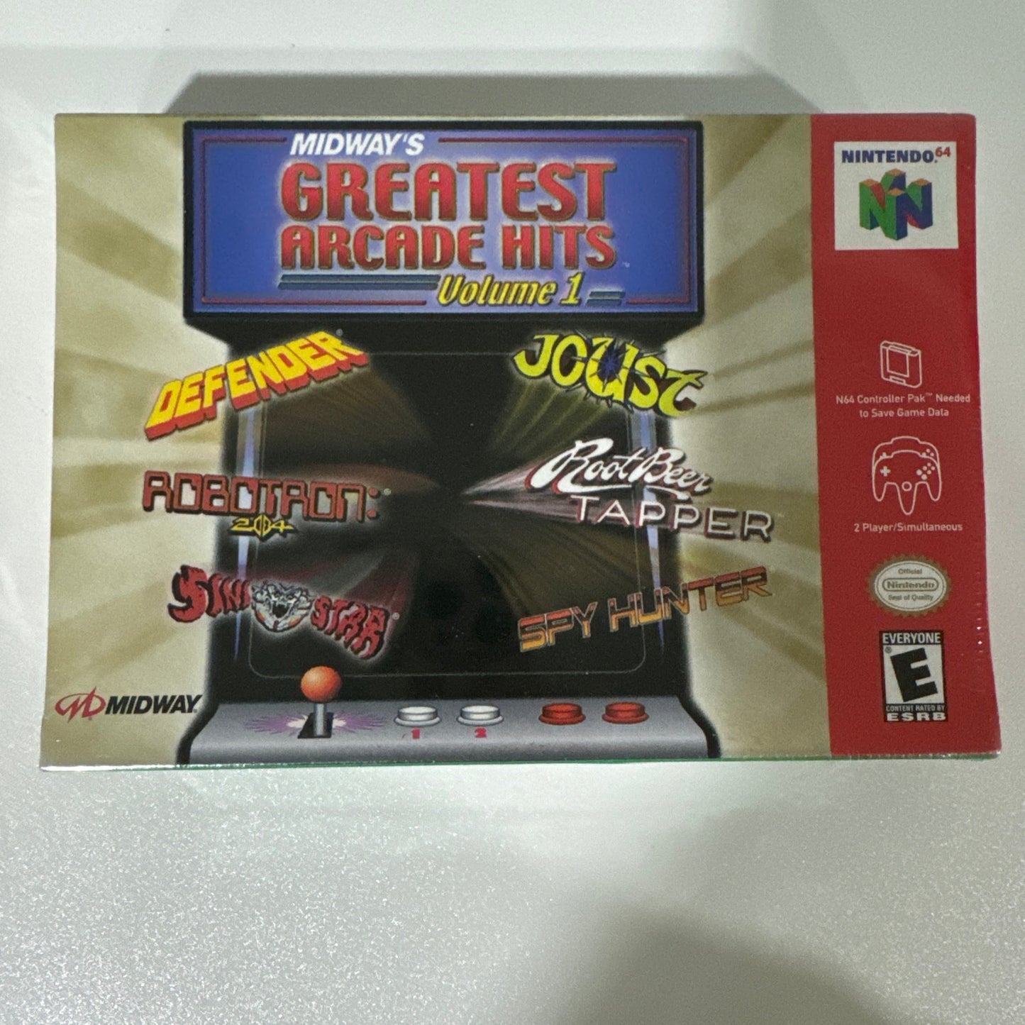 Midway's Greatest Arcade Hits: Vol. 1 (Nintendo 64, 2000)