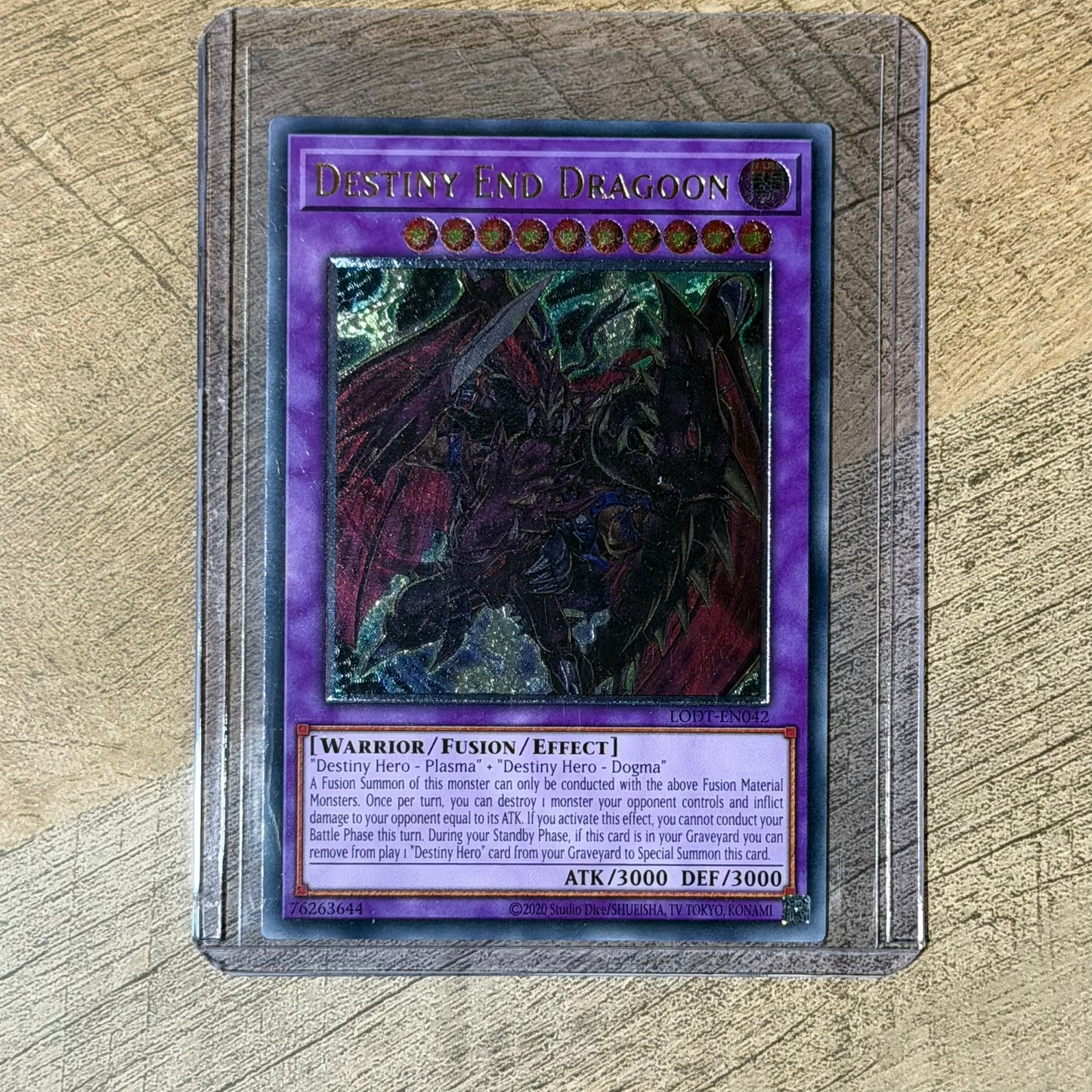 Destiny End Dragoon (LODT-EN042, Yugioh! TCG)