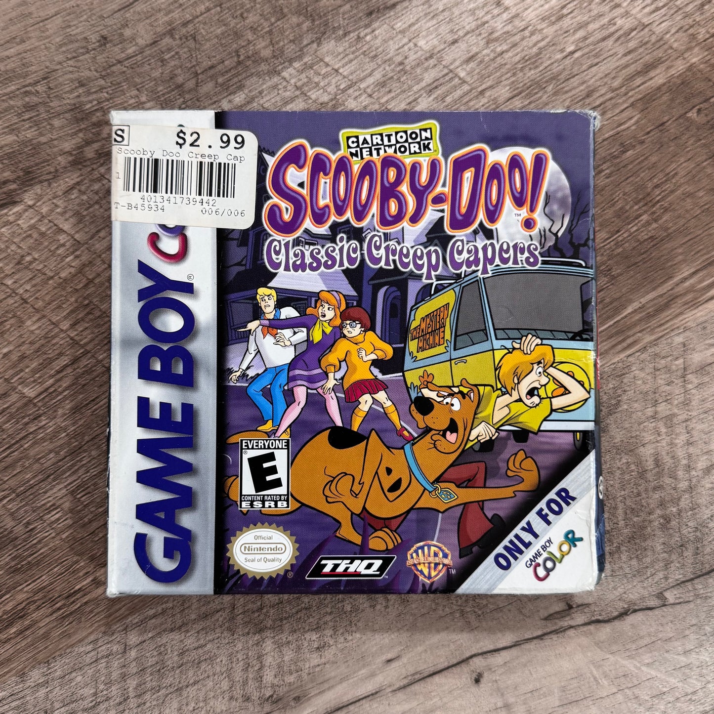 Scooby-Doo! Classic Creep Capers (Nintendo GameBoy Color, GBC)