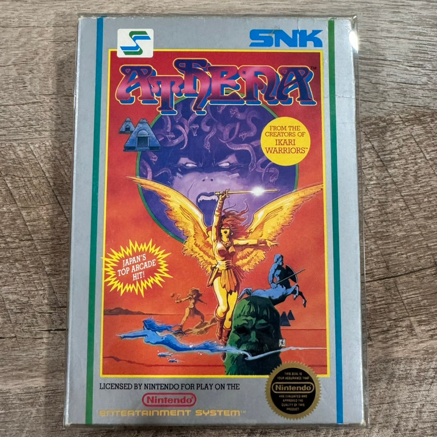 Athena (Nintendo NES, 1987) Crispy Clean CIB W/ Box, Game & Manual!💎
