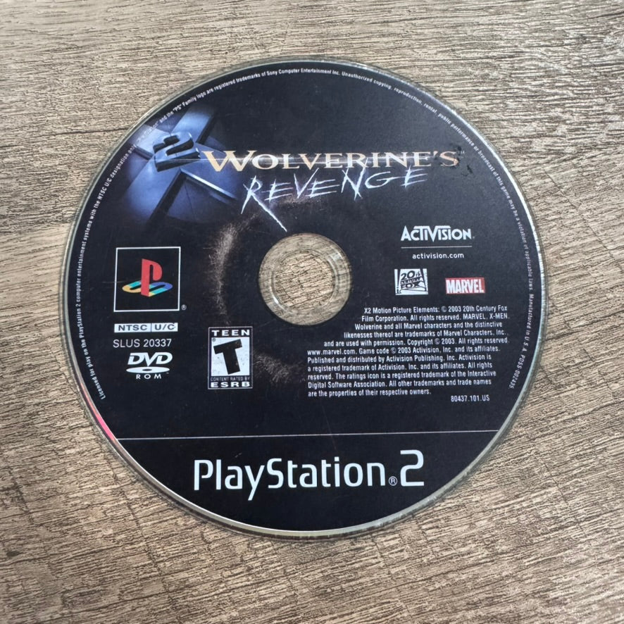 Wolverine's Revenge (Sony Playstation 2, PS2)