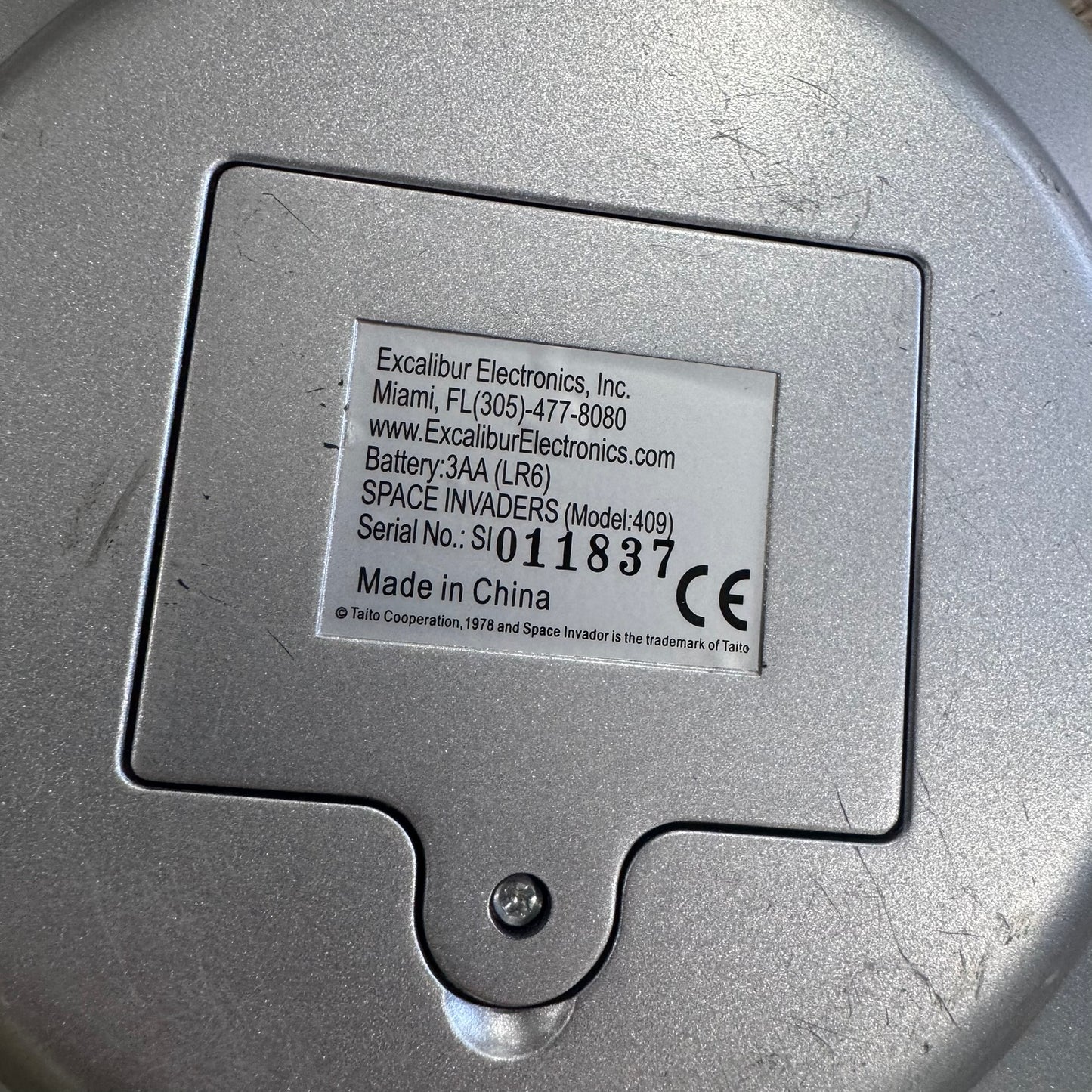 Space Invaders Handheld Game