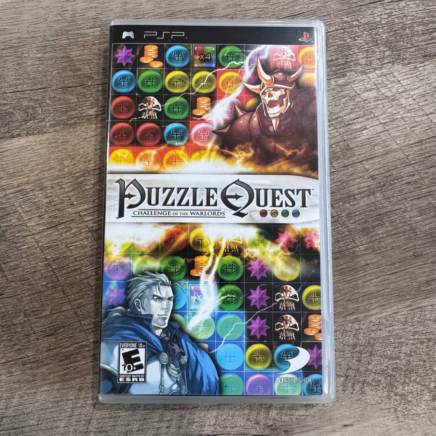 Puzzle Quest: Challenge of The Warlords (Sony Playstation Portable, PSP)